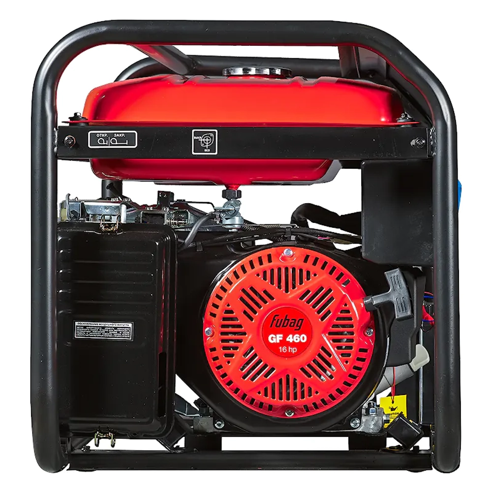 Генератор бензиновый FUBAG BS 8500 A ES DUPLEX с кожухом Geon 1200 RAL 8017