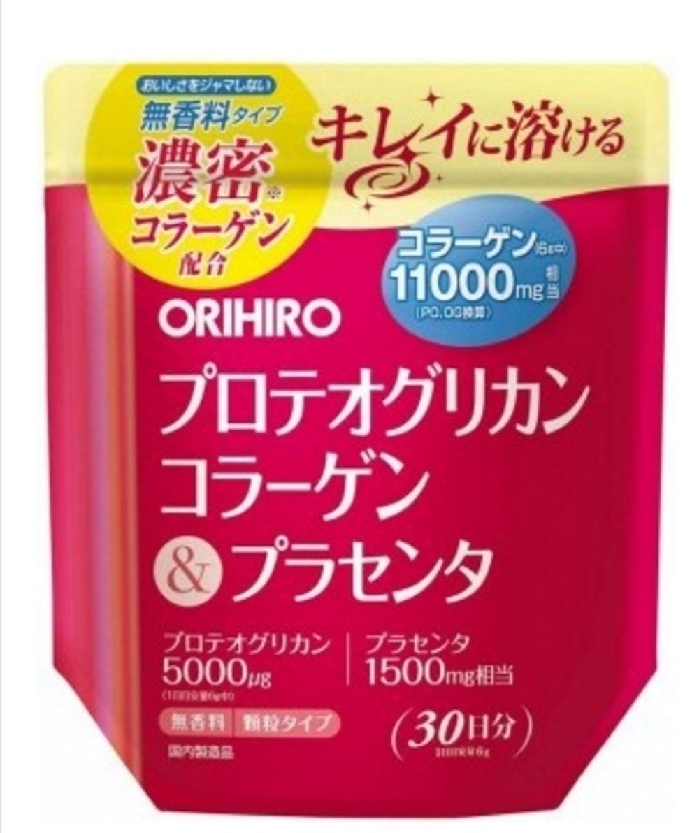 ORIHIRO Collagen&Proteoglican - коллаген обогащенный плацентой и протеогликаном