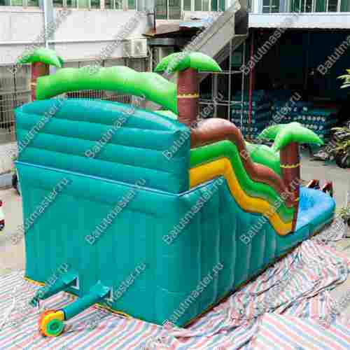 Водная горка с бассейном «Пальмовый рай мини», 7×5×5 м