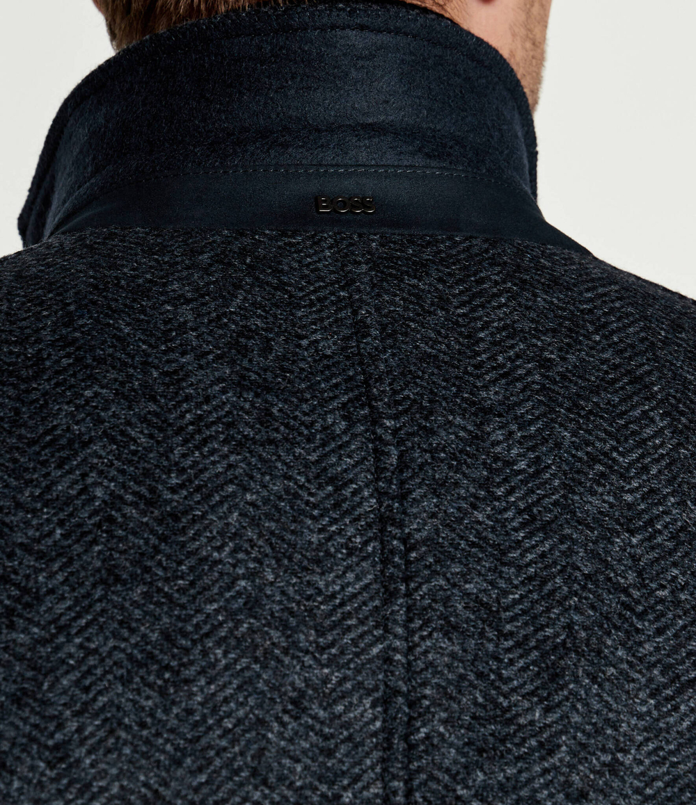 Пальто 2в1 h-hyde BOSS BLACK - темно-синий(50528131)