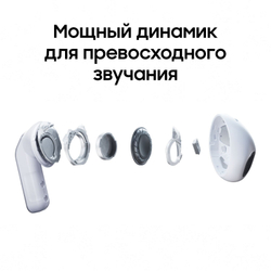 Наушники Samsung Galaxy Buds4, Белый (White)