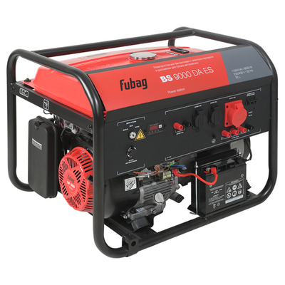 Бензиновый генератор (9 кВт) Fubag (трехфазный) с электростартером и коннектором автоматики BS 9000 DA ES