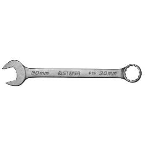 Ключ комбинированный 30 мм хромированный STAYER, 27085-30