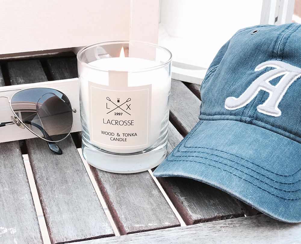 Свеча ароматическая Lacrosse, Wood&Tonka, 40 ч