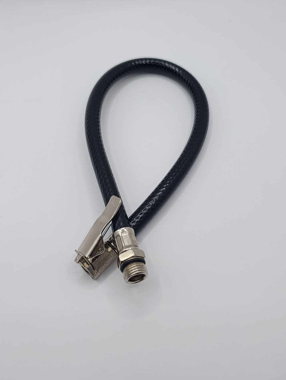 Шланг для пистолета подкачки шин с быстросъемным наконечником 380 мм резьба 12,6 мм