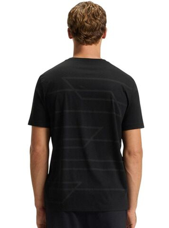 Мужская теннисная футболка BOSS Pattern GOC - black