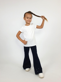 17-17-6 Брюки для девочки Luneva