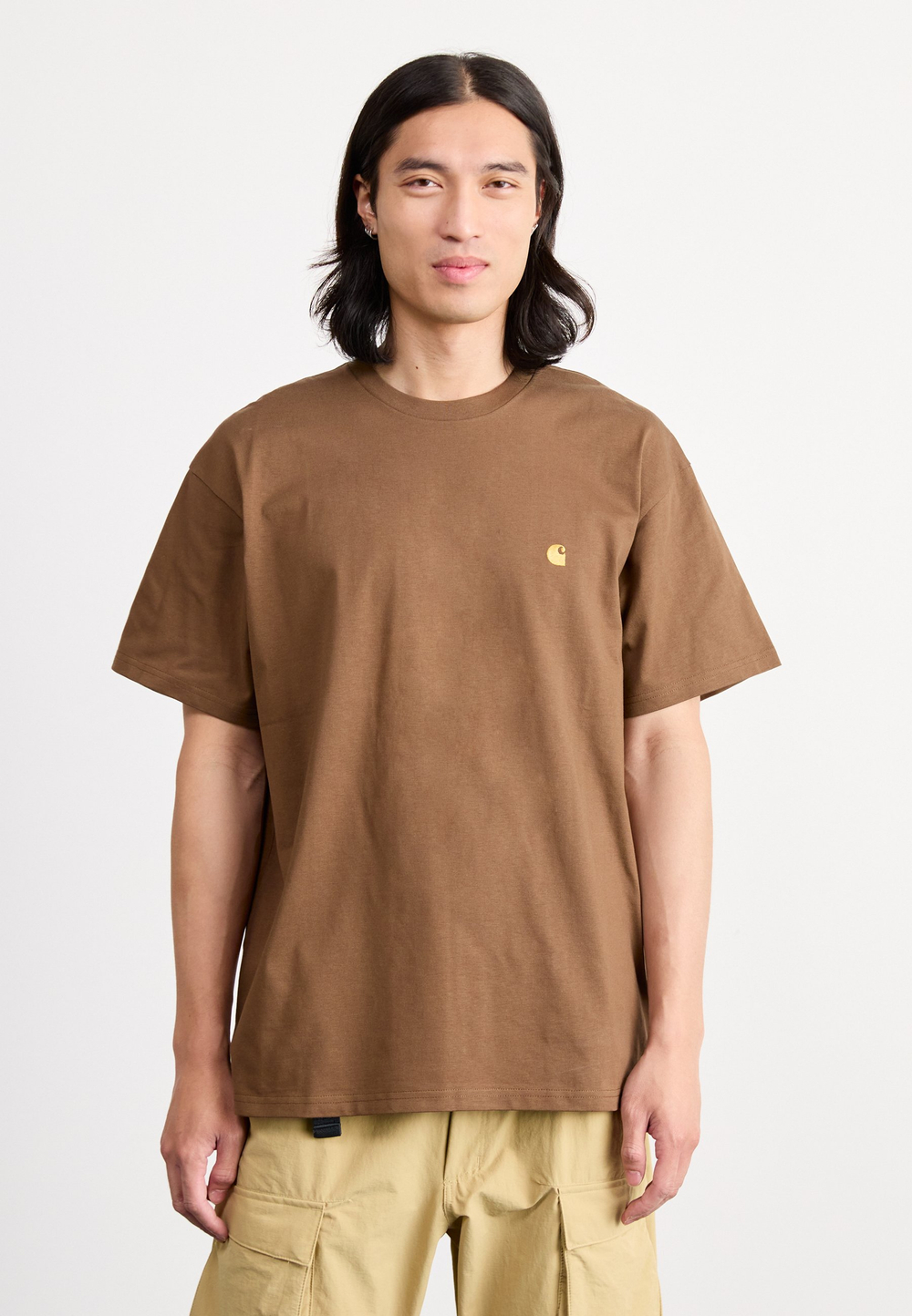 Carhartt WIP CHASE - Базовая футболка - Коричневый