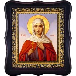 Галина Коринфская Святая мученица. Икона на холсте.