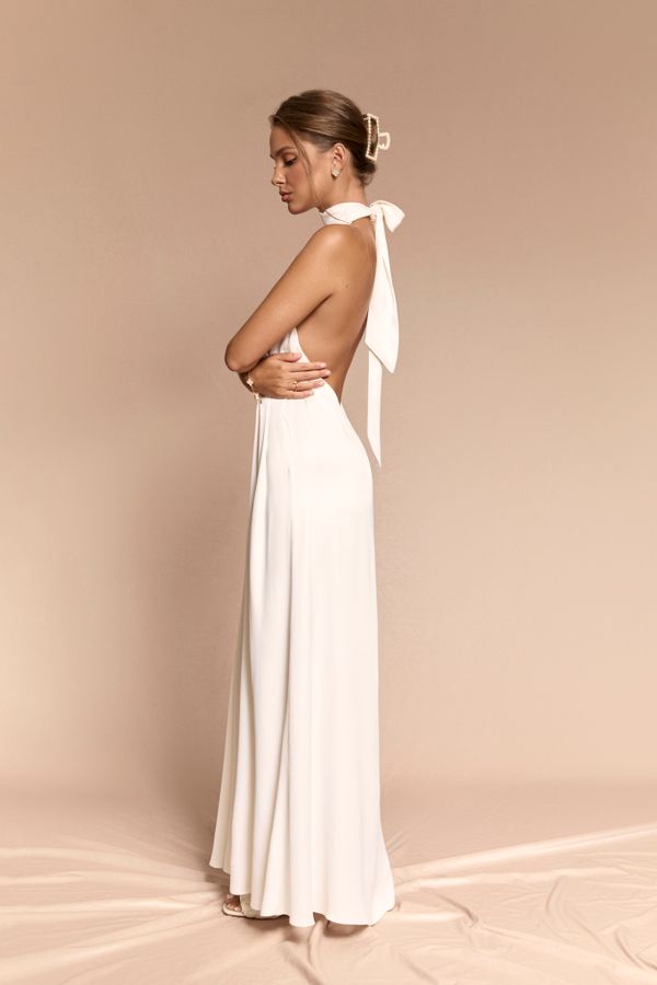 Сарафан в пол с завязками 