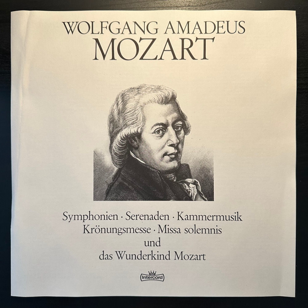 Моцарт 5LP (Германия)