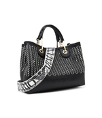 кожаная сумка через плечо + поясная сумка Emporio Armani - черный(Y3D166 Y472A)