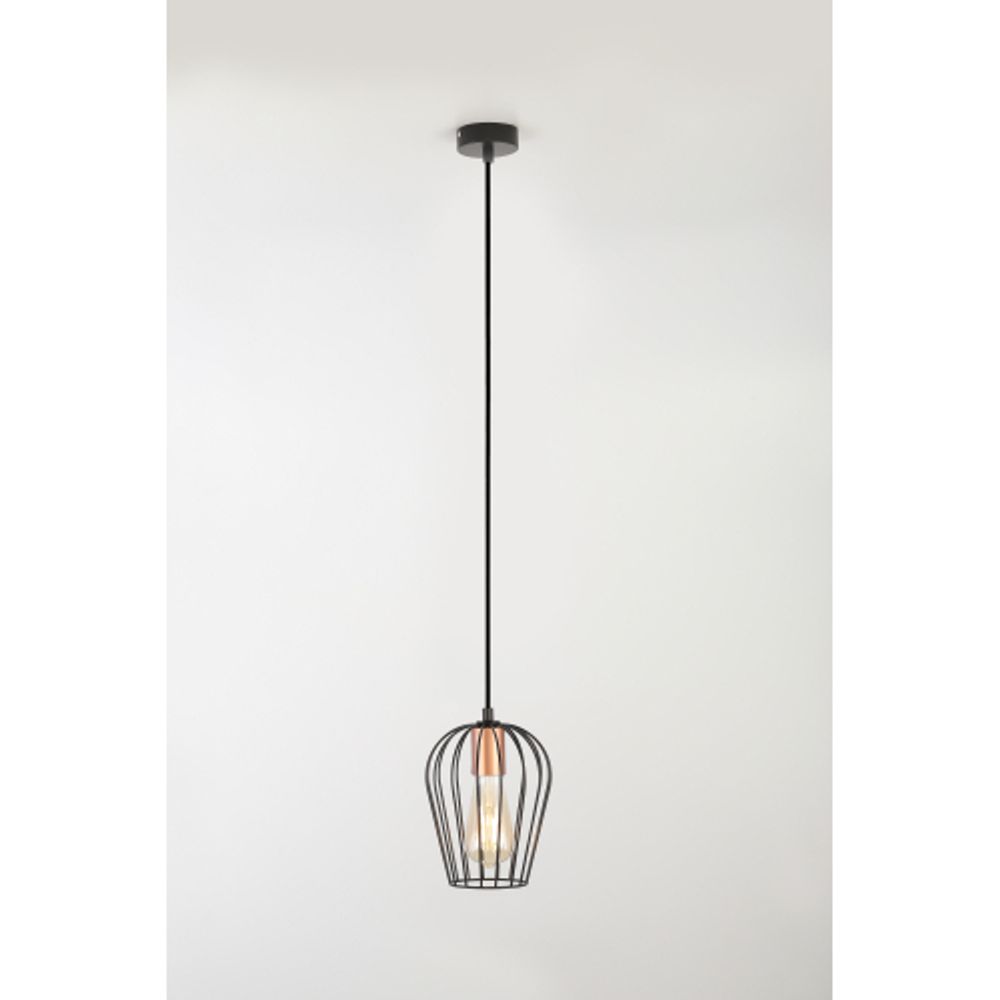 Светильник подвесной (подвес) Rivoli Atena 5063-201 1 х E27 40 Вт лофт - кантри