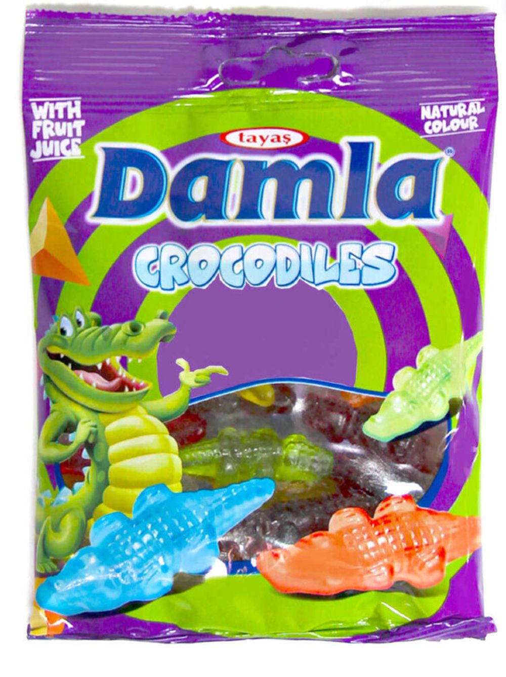 Мармелад жевательный крокодильчики DAMLA GUMMY 80гр