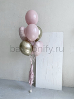 Фонтан шаров "Розовое сияние"