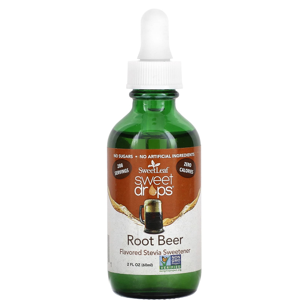SweetLeaf Stevia, Sweet Drops, корневое пиво, 60 мл (2 жидк. Унции)