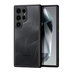 Тонкий чехол с мягкими черными рамками от Dux Ducis для Samsung Galaxy S24 Ultra, серия Aimo Series Case