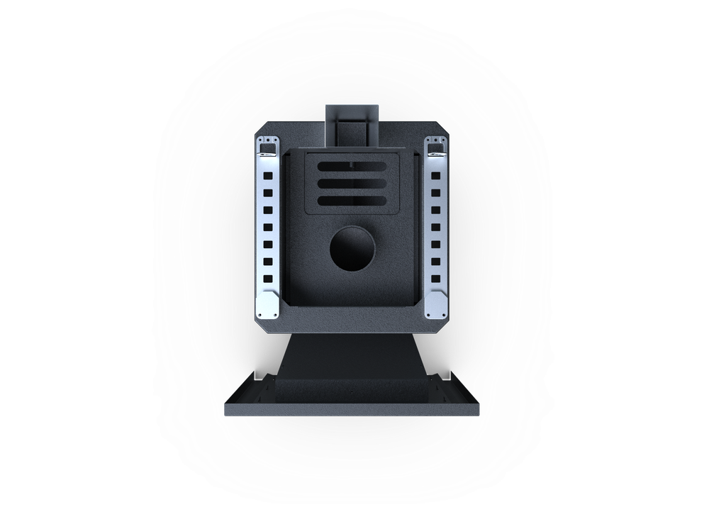 Банная печь Душа- 15 Кожух угловой Закрытая Каменка 8мм панорама