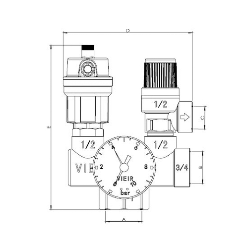 Группа безопасности ПРОХОДНАЯ "ViEiR" AQ1124