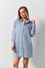 Блузка (рубашка) Тропический рай-2 Виотекс ГОЛУБОЙ