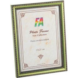 FA пластик Кружево салатовый 10x15
