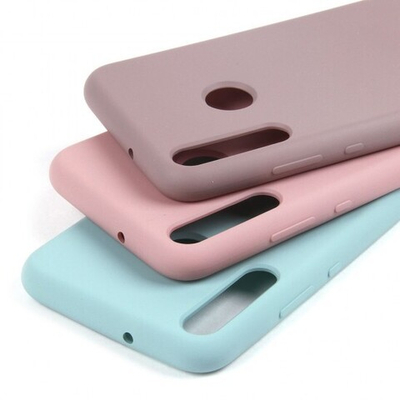 Панель Soft Touch для Huawei P40 Lite E/ Y7p , 007002 Темно-розовый