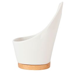 Подставка под ложку "Naturel" на бамбуковой подставке 9,5*10,5*14,5см (подарочная упаковка)