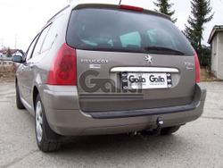 Фаркоп оцинкованный Galia P036A для Peugeot 307 универсал 2002-2008(паспорт и сертификат в комплекте)(без электрики)