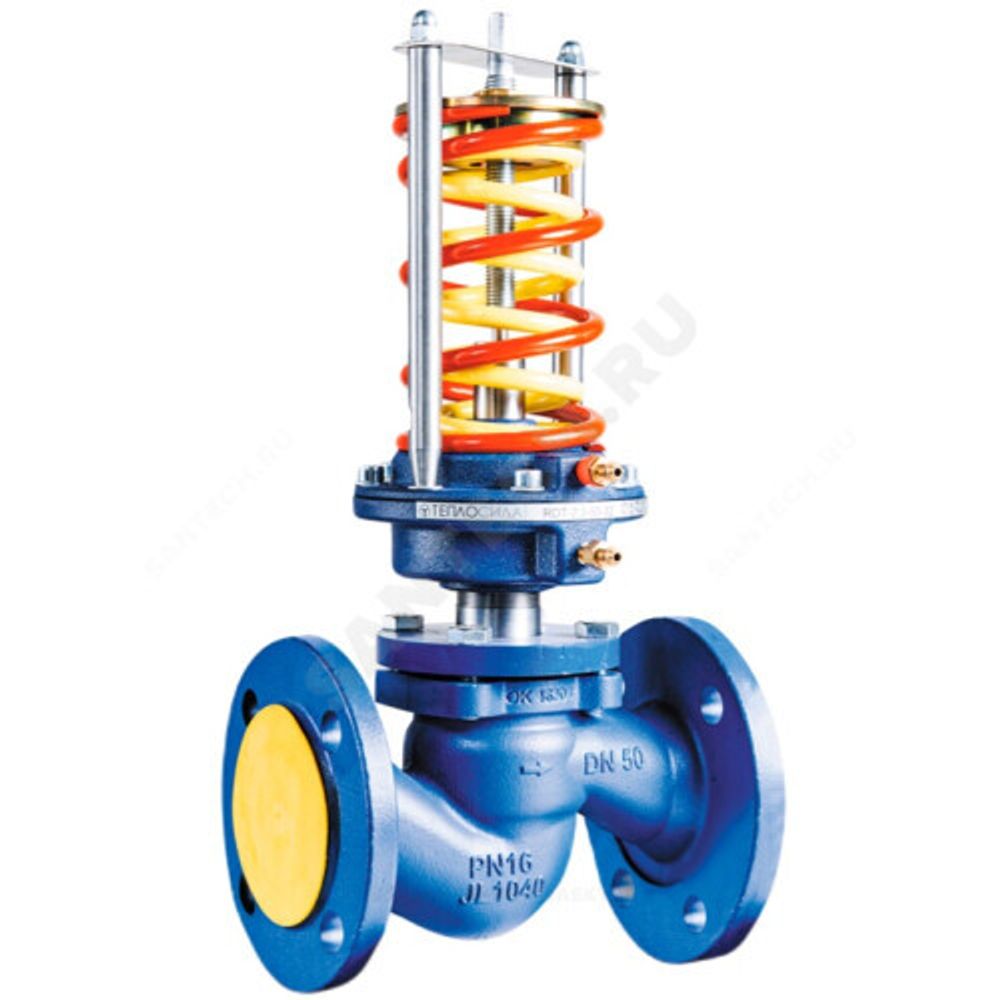 Регулятор давления после себя чугун RDT-P Ду 65 Ру16 фл Рп1.4-15.8 Kvs=50м3/ч Теплосила RDT-P-2.3-65-50