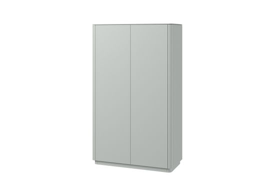 Шкаф Tammi 2-х створчатый высокий (светло-серый)