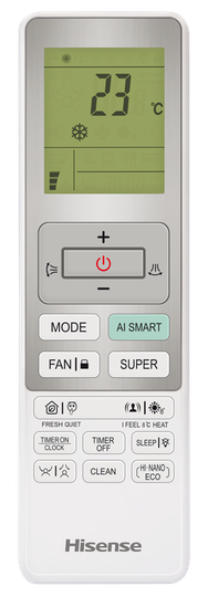 Внутренний блок настенного типа Hisense VISION PRO CARBON FREE Match DC Inverter AS-10UW4RXVQH00AG(B)