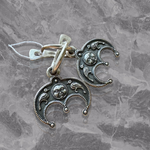 Серьги "Лунница богородичная"