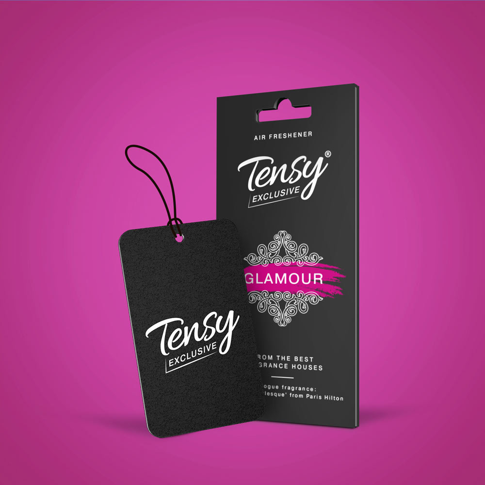 Ароматизатор "Tensy" Картон (эксклюзив) ГЛАМУР (40шт/бл)