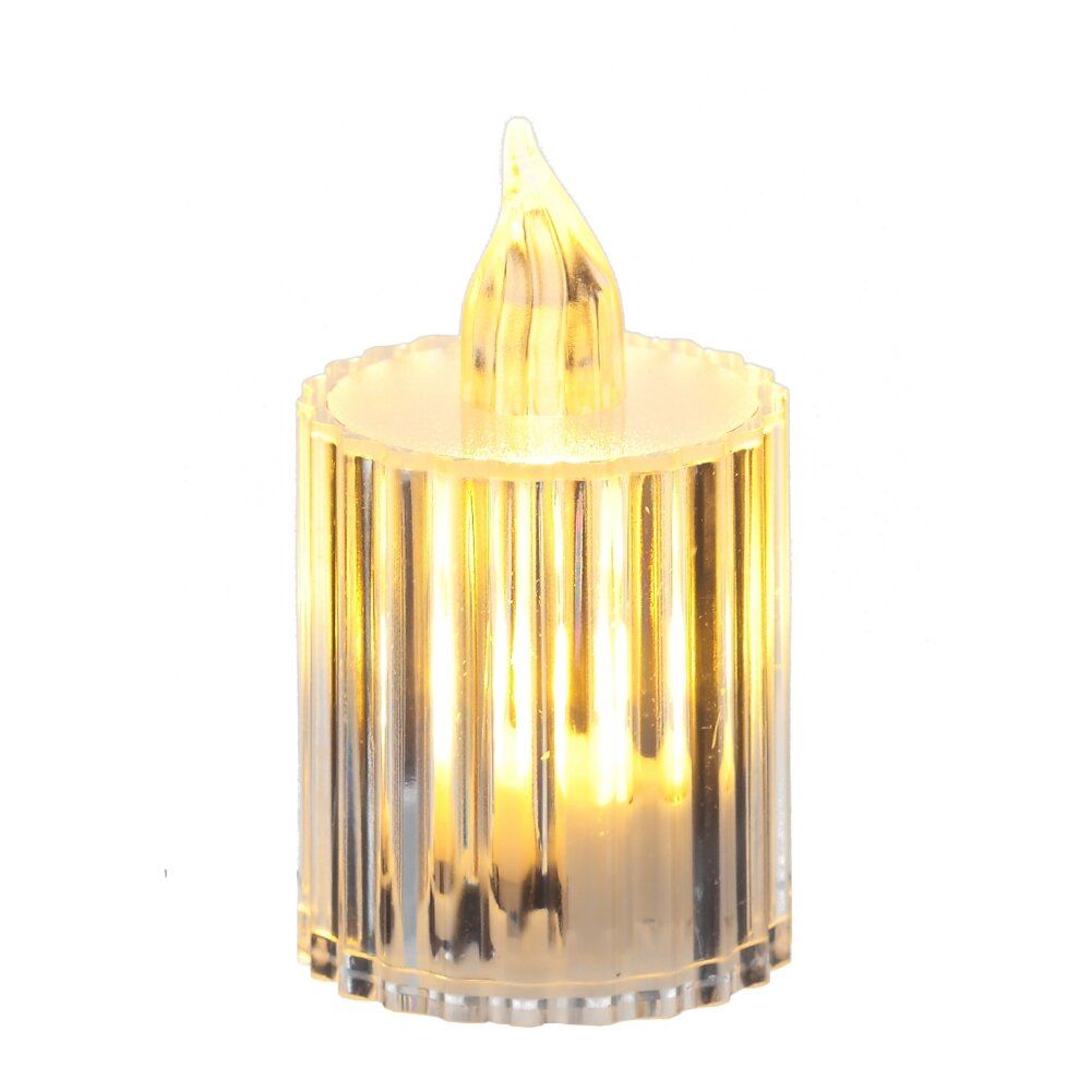 GAEM Изделие декоративное "Свеча" (подсветка, 3xLR54) (блок 24шт), D 3.5 см, L3,5 W3,5 H6,5 см