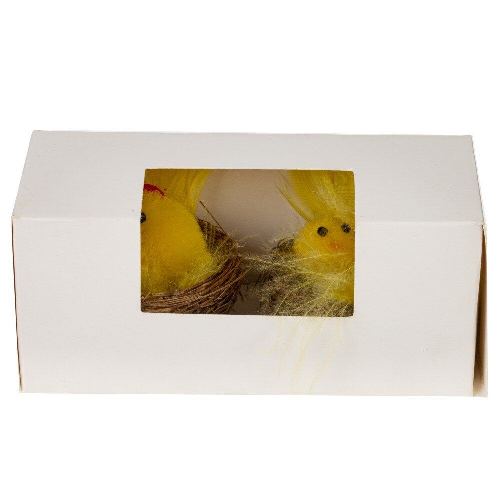 GAEM Набор из 2-х изделий декоративных "Гнездо пасхальное" (5*4,5), L11,5 W5 H5 см