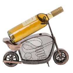 GAEM Подставка для бутылки "Мотоцикл", L34 W8,5 H26,5 см