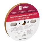Термоусаживаемая трубка ТУТ 12/6 прозрачная рулон EKF PROxima (50.00 шт.)