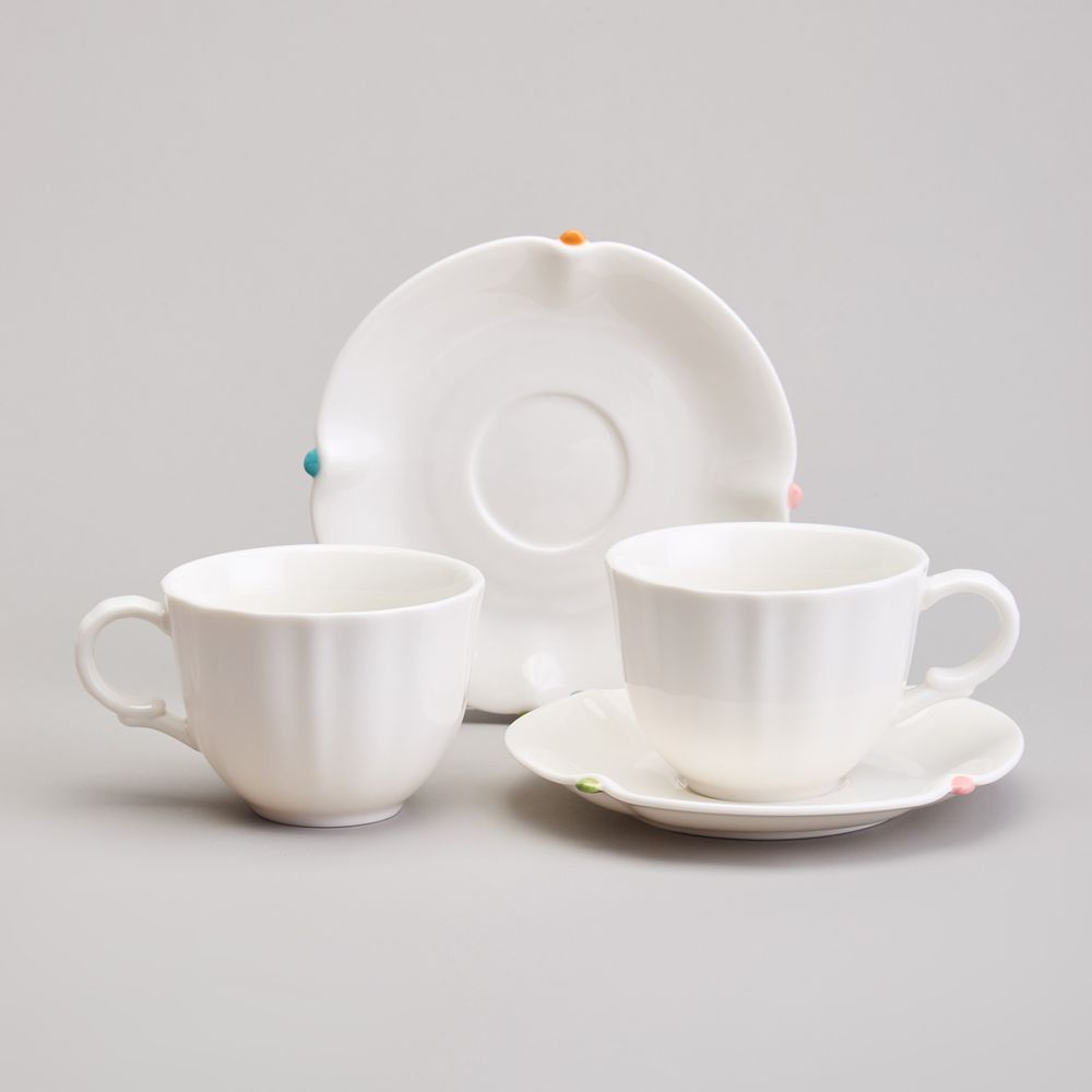 ЧАЙНЫЙ НАБОР LEFARD "SUNDAY" НА 2 ПЕР. 4 ПР. 220 МЛ МИКС