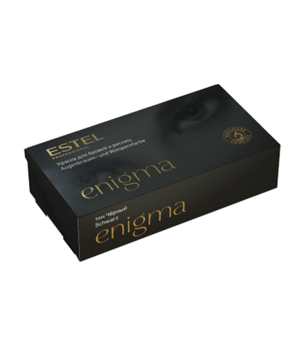 ESTEL Краска для бровей и ресниц ENIGMA, 20*20 мл черный