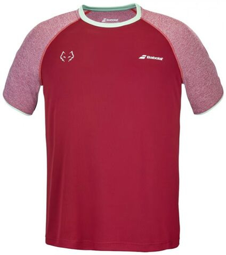 Теннисная футболка Babolat Crew Neck T-Shirt Lebron - Red