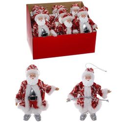 GAEM Украшение новогоднее "Дед Мороз" (блок 12 шт), L11 W4 H16 см, 2в.