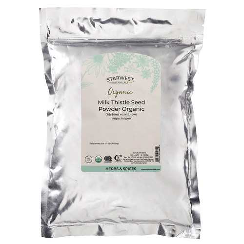 Starwest Botanicals, Порошок из органических семян расторопши, 453,6 г (1 фунт)