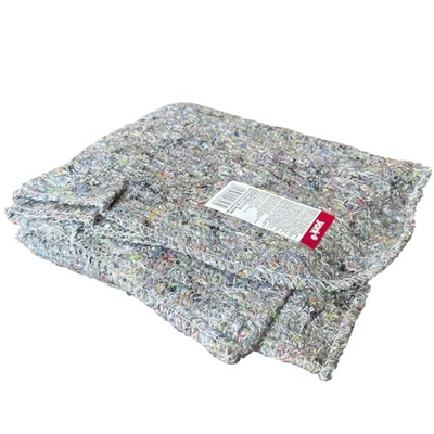 Салфетка для пола хлопковая серая большая 260г/м2 (60х75 см) YORK