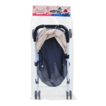 Коляска для кукол лежачая 26*48*52 см. пакет 918-12