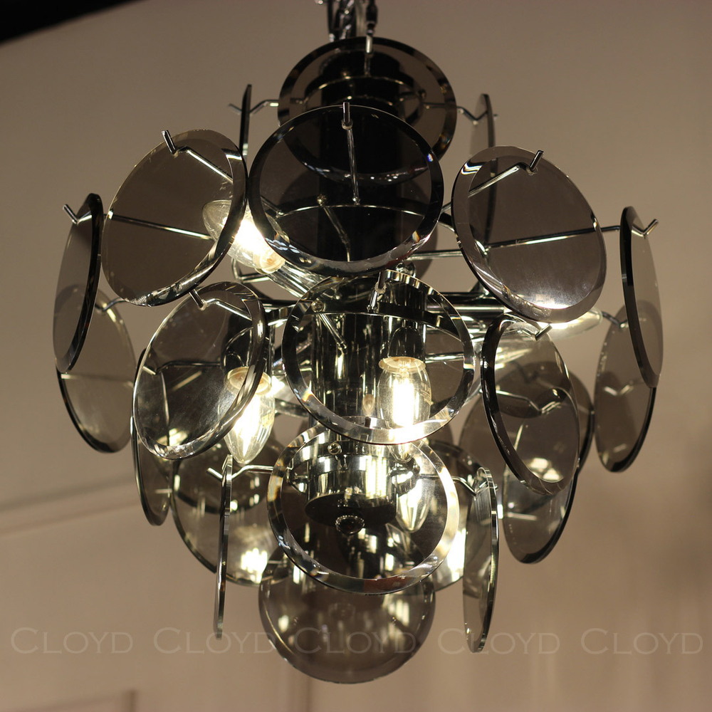Люстра Cloyd LINZE C7 / Ø42 см - хром (арт.10581)