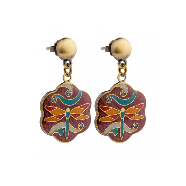 Серьги Clara Bijoux Стрекоза A77574 V