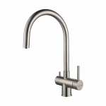 Смеситель для кухни Paulmark Heller He213218-BS брашированная сталь
