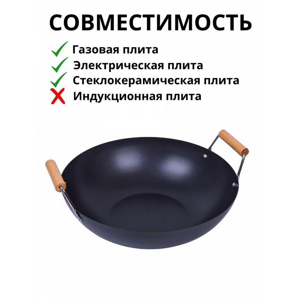 Сковорода MALLONY ВОК LARGO, 32см.