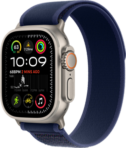 Apple Watch Ultra 2 49mm Trail Loop Blue / Titanium Case