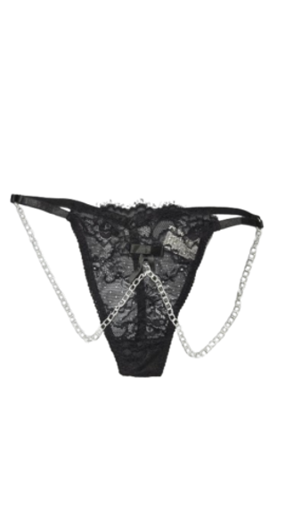 Женские стринги с цепочками